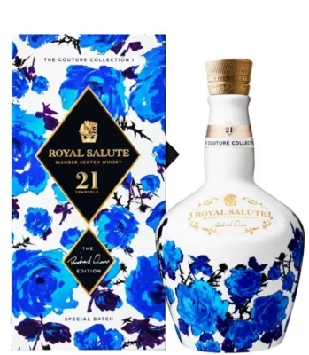 Chivas Regal Whisky 21 years Royal Salute The Couture Collection The Richard Quinn Special Batch 0,7l DD.