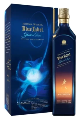 Johnnie Walker Whisky Blue Label Ghost And Rare Pittyvaich Blended Scotch 0,7l DD.