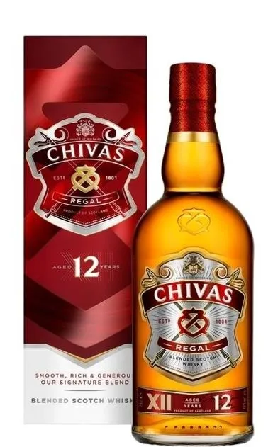 Chivas Regal Whisky 12 years Blended Scotch 0,7l DD.