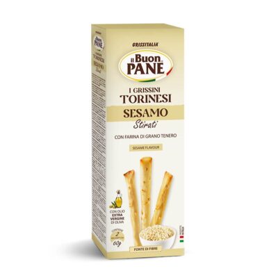 Szezámmagos Grissini – Grissini Torinesi Sesamo 120gr Grissitalia
