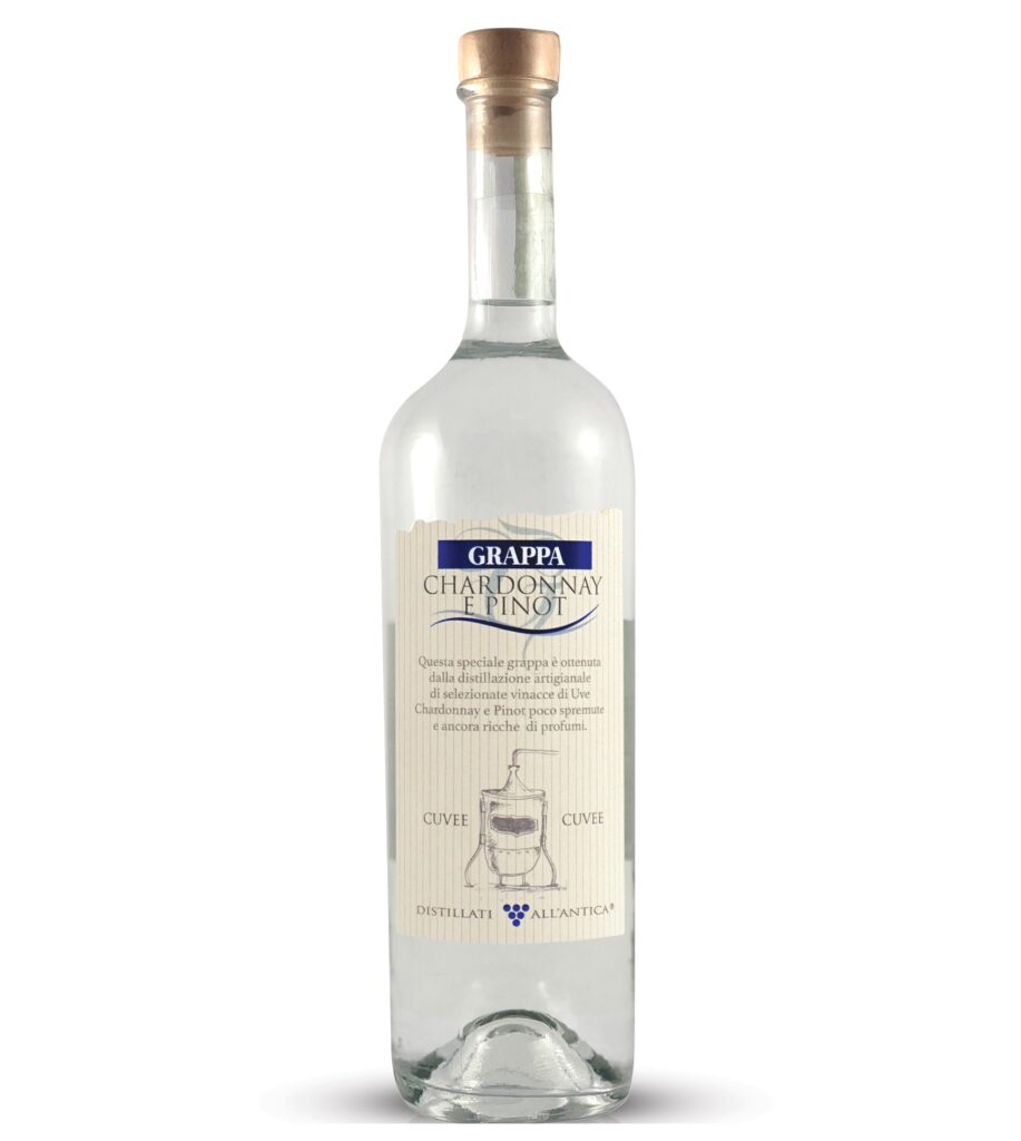 Grappa Chardonay e Pinot Cuvee Polini 0,7 l
