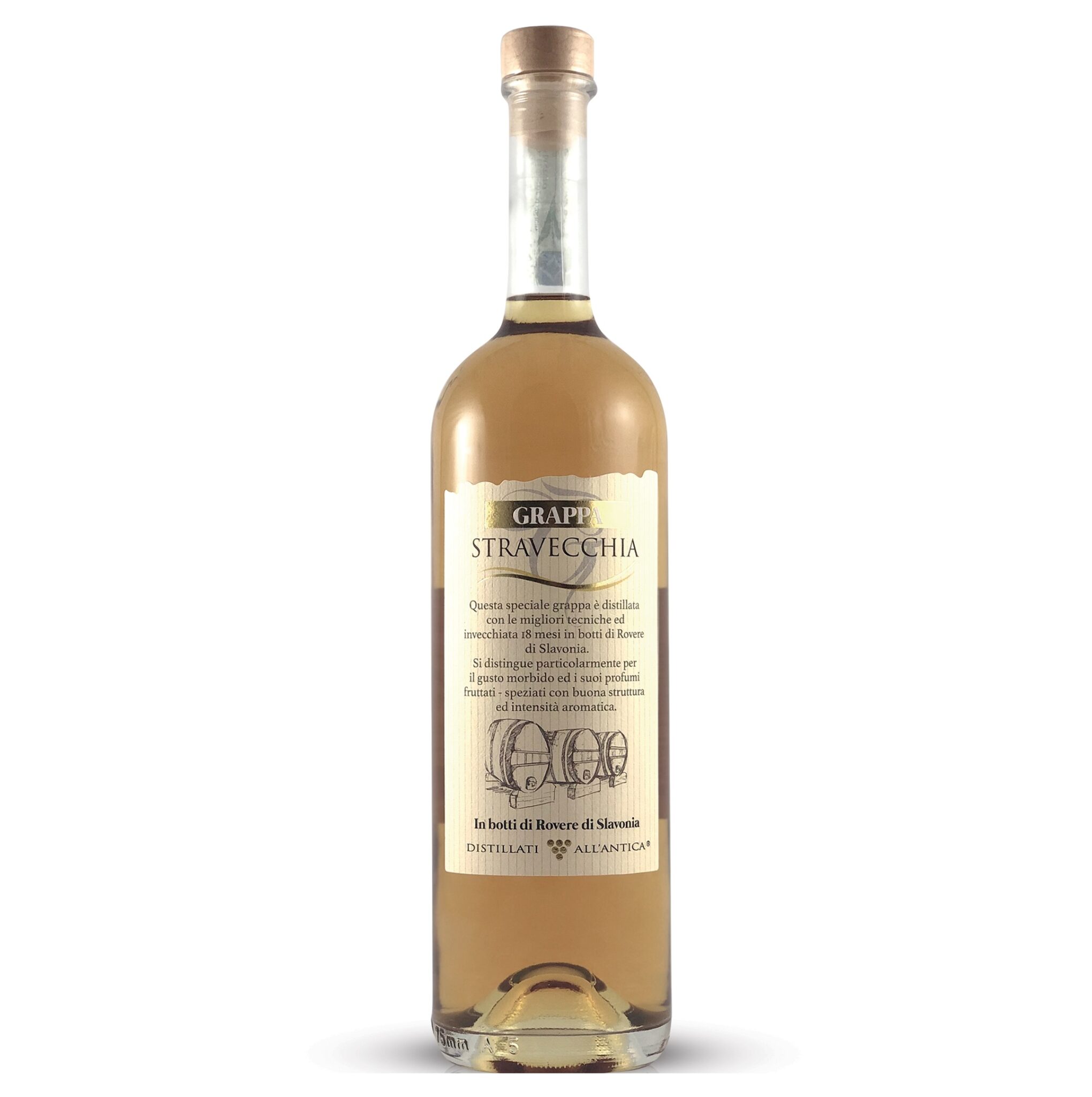Grappa Stravecchia Barrique Polini 0,7 l