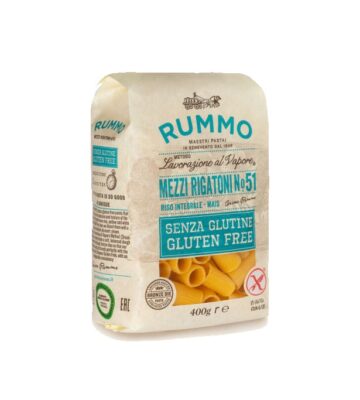 Gluténmentes mezzi rigatoni n 51 400gr Rummo