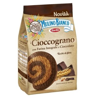 Cioccograno Biscotti a base di farina integrale e cioccolato fondente 350gr Mulino Bianco