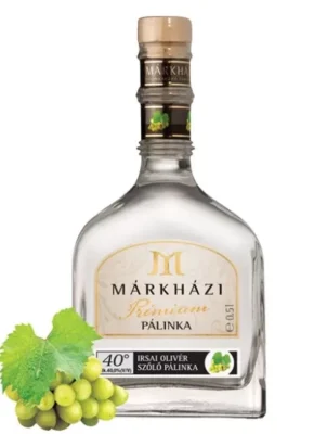 Márkházi Pálinka Prémium Irsai Olivér Szőlő 0,5l